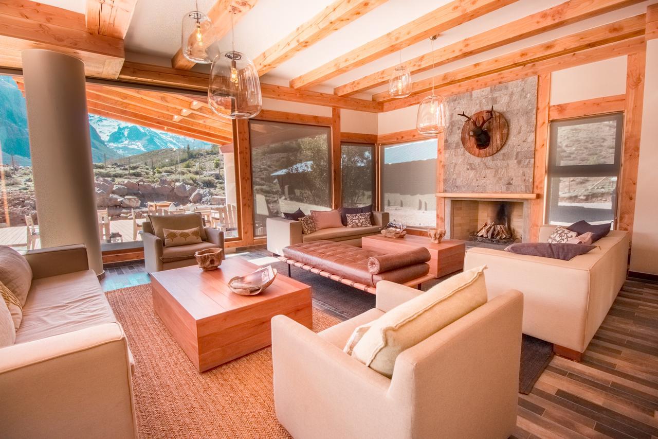 Refugio Lo Valdes El Morado Mountain Lodge المظهر الخارجي الصورة